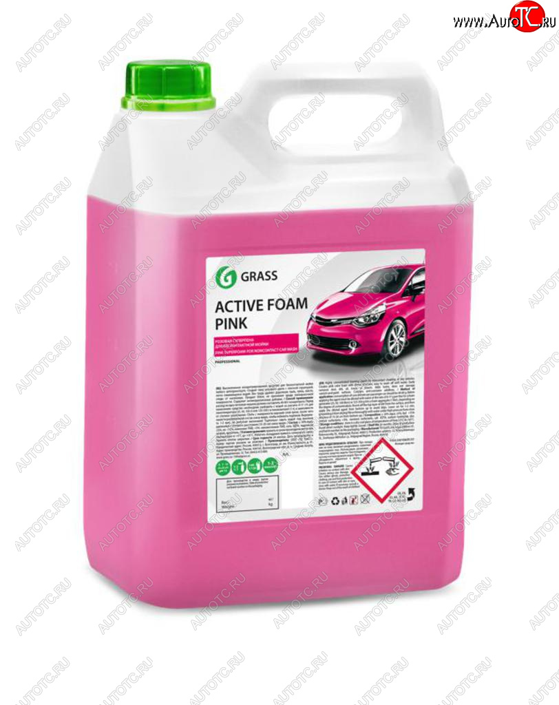 2 089 р. Шампунь для бесконтактной мойки 6кг Active Foam Pink GRASS GRASS 113121  с доставкой в г. Кемерово
