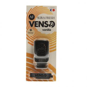 296 р. Ароматизатор на дефлектор жидкостный (vanilla) 6мл Venso AURA FRESH AURA FRESH 23330  с доставкой в г. Кемерово. Увеличить фотографию 1