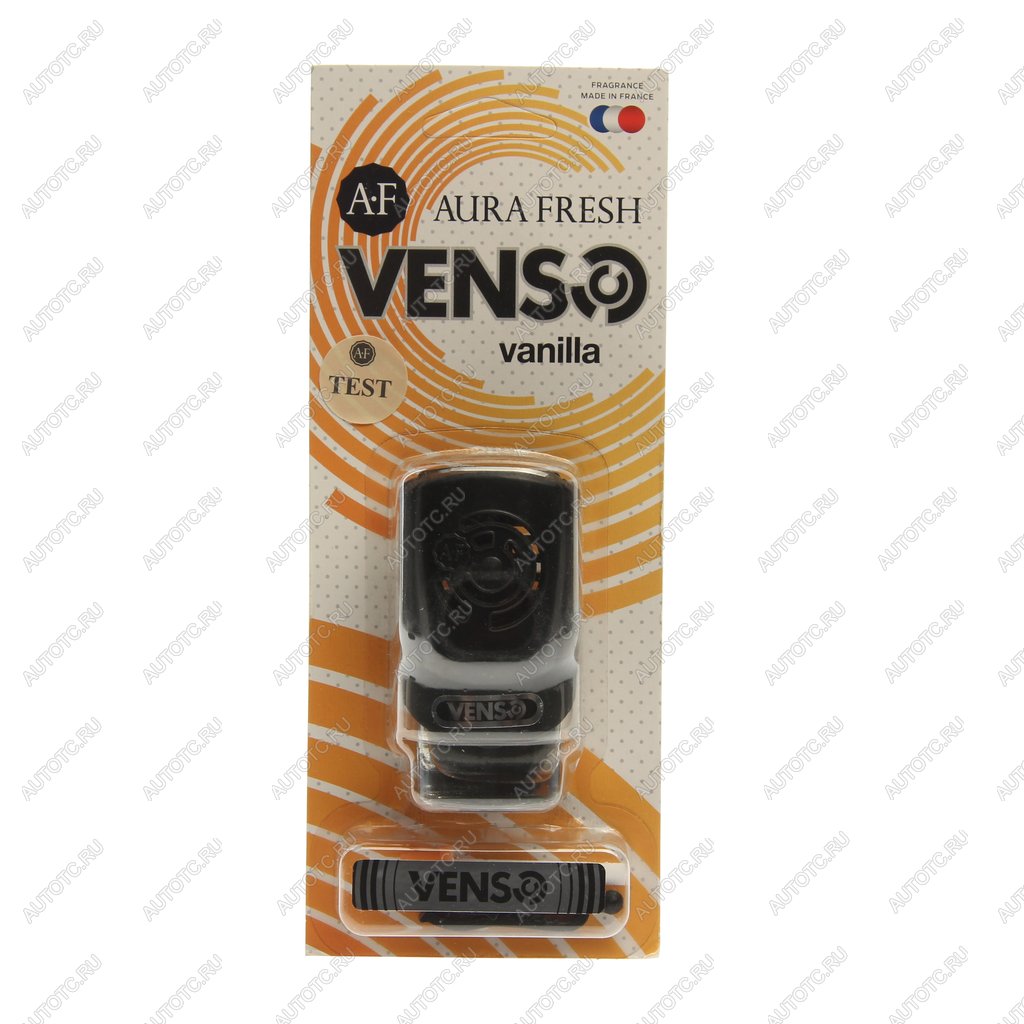 296 р. Ароматизатор на дефлектор жидкостный (vanilla) 6мл Venso AURA FRESH AURA FRESH 23330  с доставкой в г. Кемерово