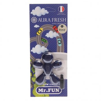 208 р. Ароматизатор на дефлектор полимерный (new car) 23г Mr.Fun AURA FRESH AURA FRESH 23471  с доставкой в г. Кемерово. Увеличить фотографию 1