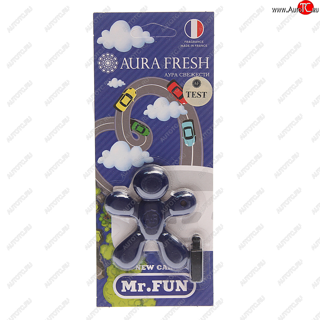 208 р. Ароматизатор на дефлектор полимерный (new car) 23г Mr.Fun AURA FRESH AURA FRESH 23471  с доставкой в г. Кемерово