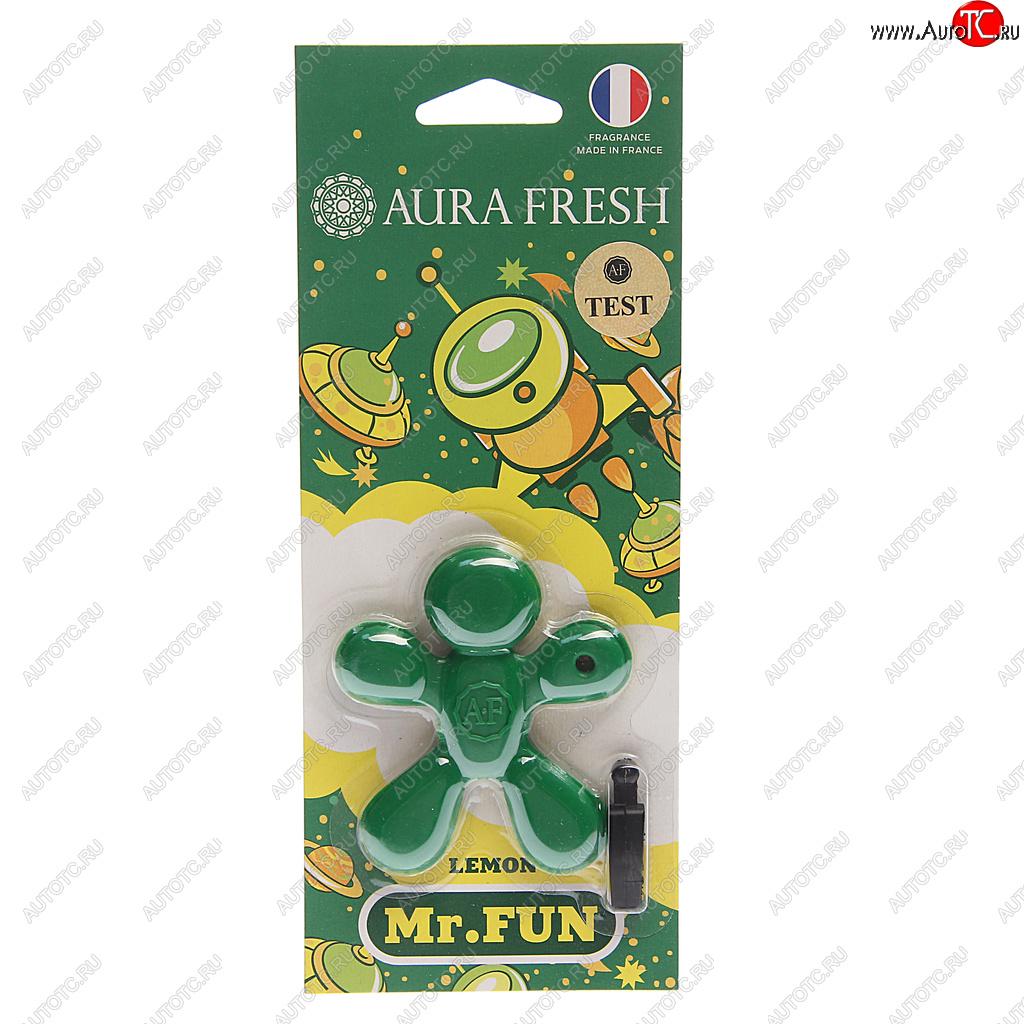 208 р. Ароматизатор на дефлектор полимерный (lemon) 23г Mr.Fun AURA FRESH AURA FRESH 23179  с доставкой в г. Кемерово