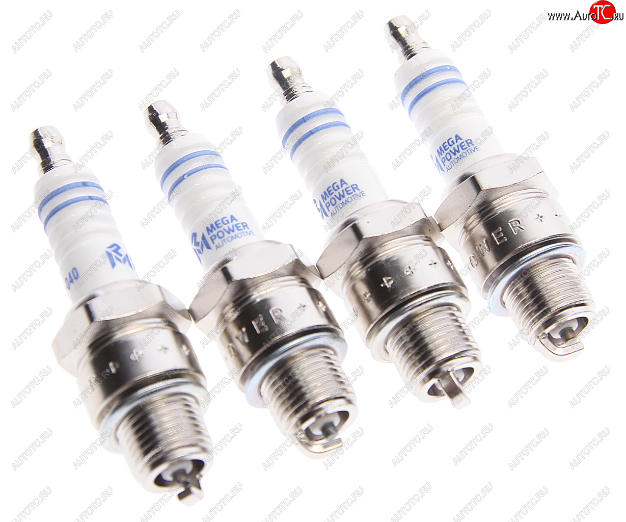599 р. Свеча зажигания SUZUKI (4шт.) MEGAPOWER MEGAPOWER 370-31-126  с доставкой в г. Кемерово