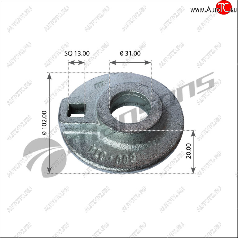489 р. Шайба SAF эксцентриковая MANSONS MANSONS 600.034  с доставкой в г. Кемерово