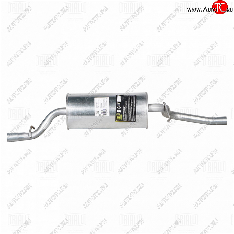 4 199 р. Глушитель FORD Focus (04-) задняя часть TRIALLI TRIALLI emm1001  с доставкой в г. Кемерово