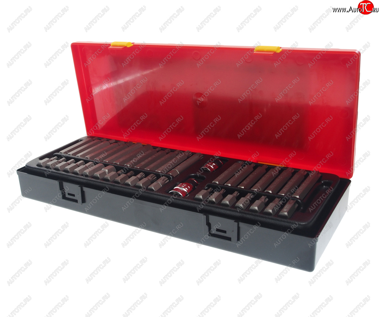 4 199 р. Набор бит 12 38 SPLINE, TORX, HEX 40 предметов в кейсе JTC JTC TOOLS CO., LTD jtc-k1402  с доставкой в г. Кемерово