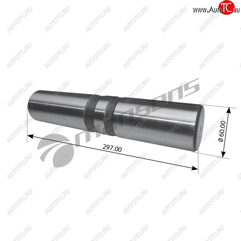 2 889 р. Шкворень SAF поворотной оси (298x60) MANSONS MANSONS 600.000  с доставкой в г. Кемерово