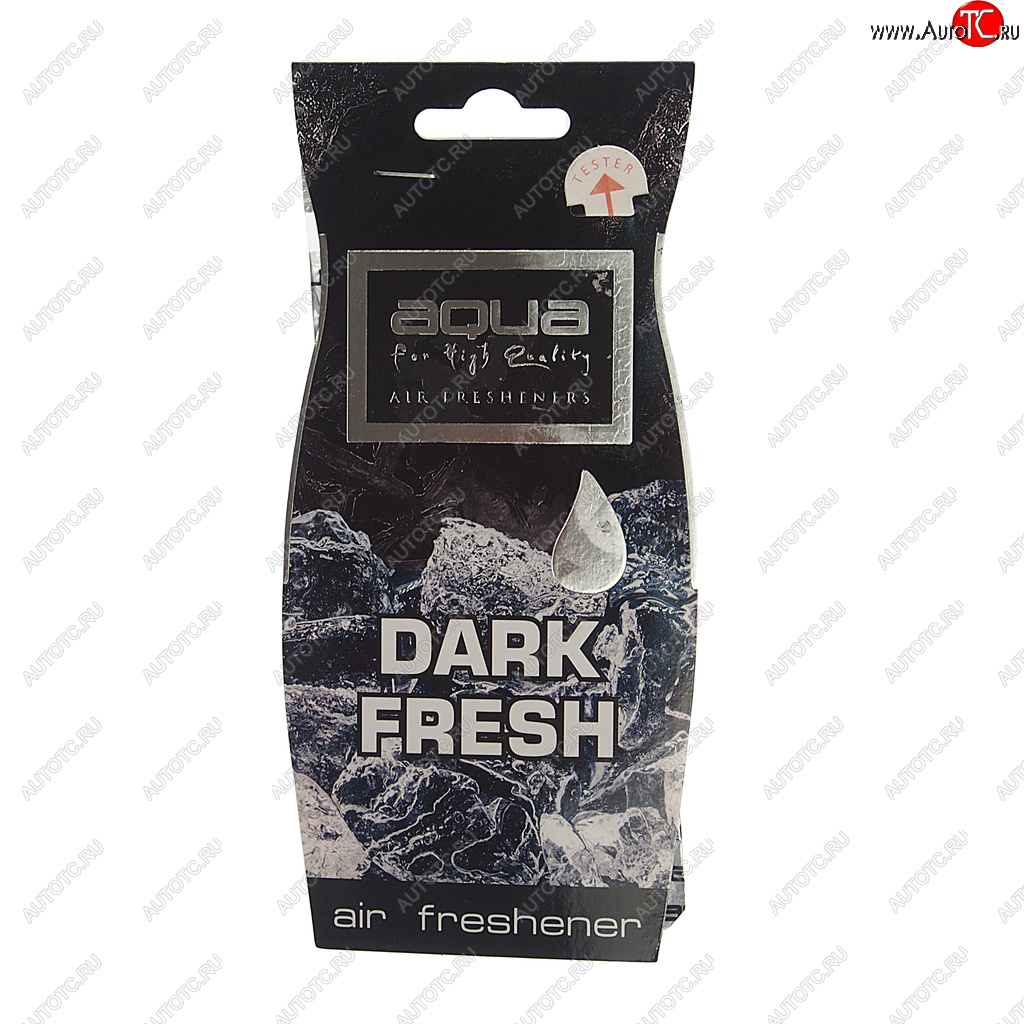 140 р. Ароматизатор подвесной пластина (dark fresh) Air Freshener Drop AQUA AQUA 57838  с доставкой в г. Кемерово