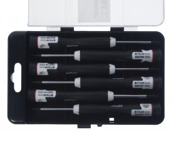 2 249 р. Набор отверток прецизионных T6-Т10, T15 L=150мм 6 предметов JTC JTC TOOLS CO., LTD jtc-5527  с доставкой в г. Кемерово. Увеличить фотографию 2