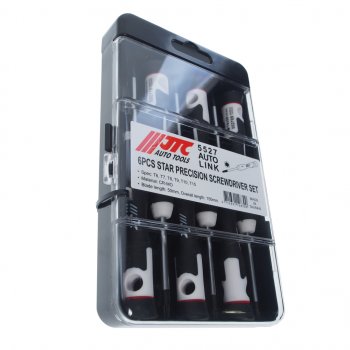 2 249 р. Набор отверток прецизионных T6-Т10, T15 L=150мм 6 предметов JTC JTC TOOLS CO., LTD jtc-5527  с доставкой в г. Кемерово. Увеличить фотографию 3