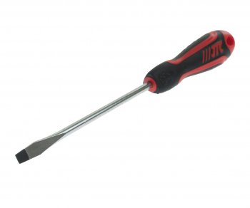 379 р. Отвертка шлицевая SL 5.5х100мм усиленная (сталь Cr-Mo) JTC JTC TOOLS CO., LTD jtc-7629  с доставкой в г. Кемерово. Увеличить фотографию 1