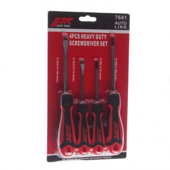 1 799 р. Набор отверток усиленных SL5.5x75 SL6.5x100 PH1x75 PH2x100 4 предмета JTC JTC TOOLS CO., LTD jtc-7641  с доставкой в г. Кемерово. Увеличить фотографию 1
