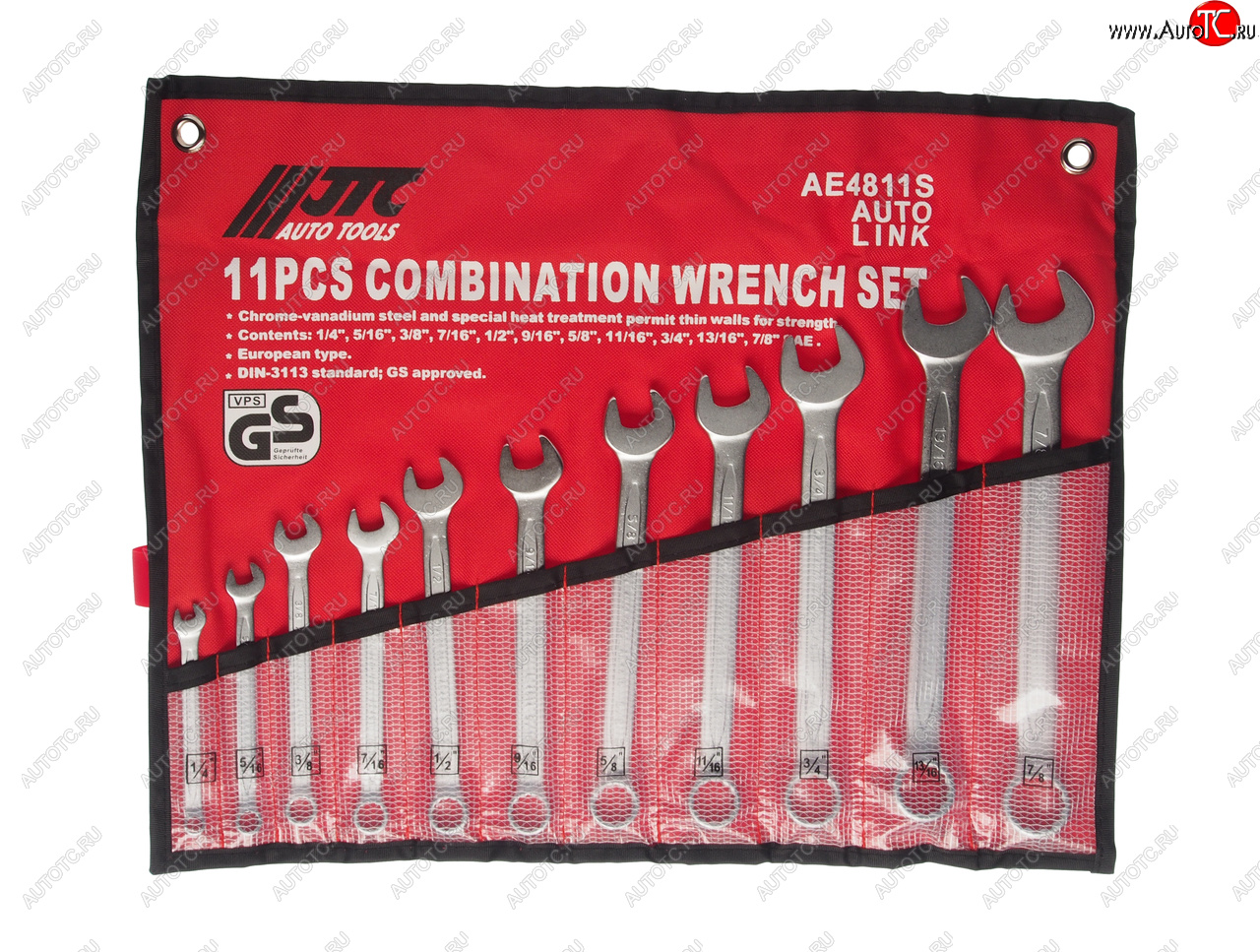 6 499 р. Набор ключей комбинированных 14”-78” 11 предметов в планшете JTC JTC TOOLS CO., LTD jtc-ae4811s  с доставкой в г. Кемерово