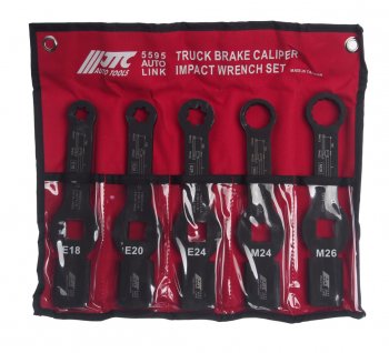 22 349 р. Набор ключей для тормозных суппортов грузовых автомобилей JTC JTC TOOLS CO., LTD jtc-5595  с доставкой в г. Кемерово. Увеличить фотографию 1