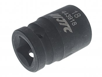 379 р. Головка торцевая 12 18мм 12-ти гранная ударная L=38мм JTC JTC TOOLS CO., LTD jtc-443918  с доставкой в г. Кемерово. Увеличить фотографию 1