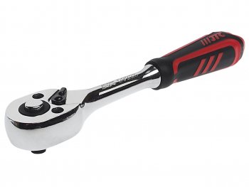 1 499 р. Ключ трещотка 14 72 зуба 150мм с резиновой рукояткой JTC JTC TOOLS CO., LTD jtc-5022b  с доставкой в г. Кемерово. Увеличить фотографию 1