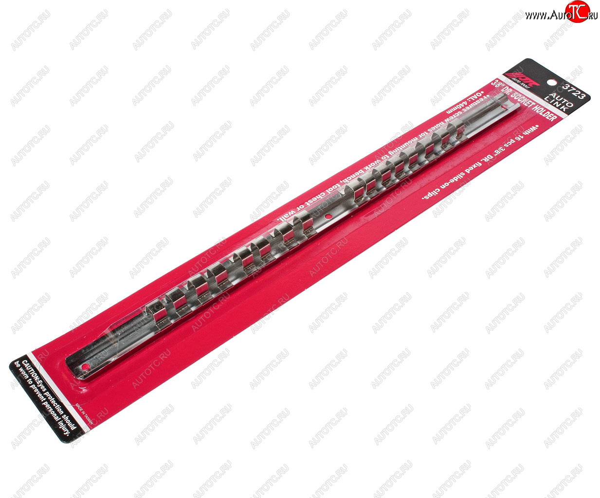 295 р. Держатель головок 38 L=400мм стальная рейка 16шт. JTC JTC TOOLS CO., LTD jtc-3723  с доставкой в г. Кемерово