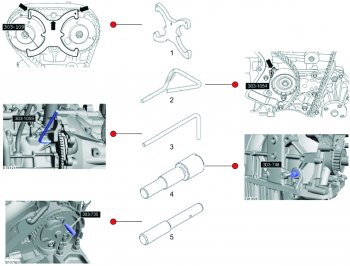 3 369 р. Фиксатор распредвала для установки фаз ГРМ (FORD) JTC JTC TOOLS CO., LTD jtc-4763  с доставкой в г. Кемерово. Увеличить фотографию 4