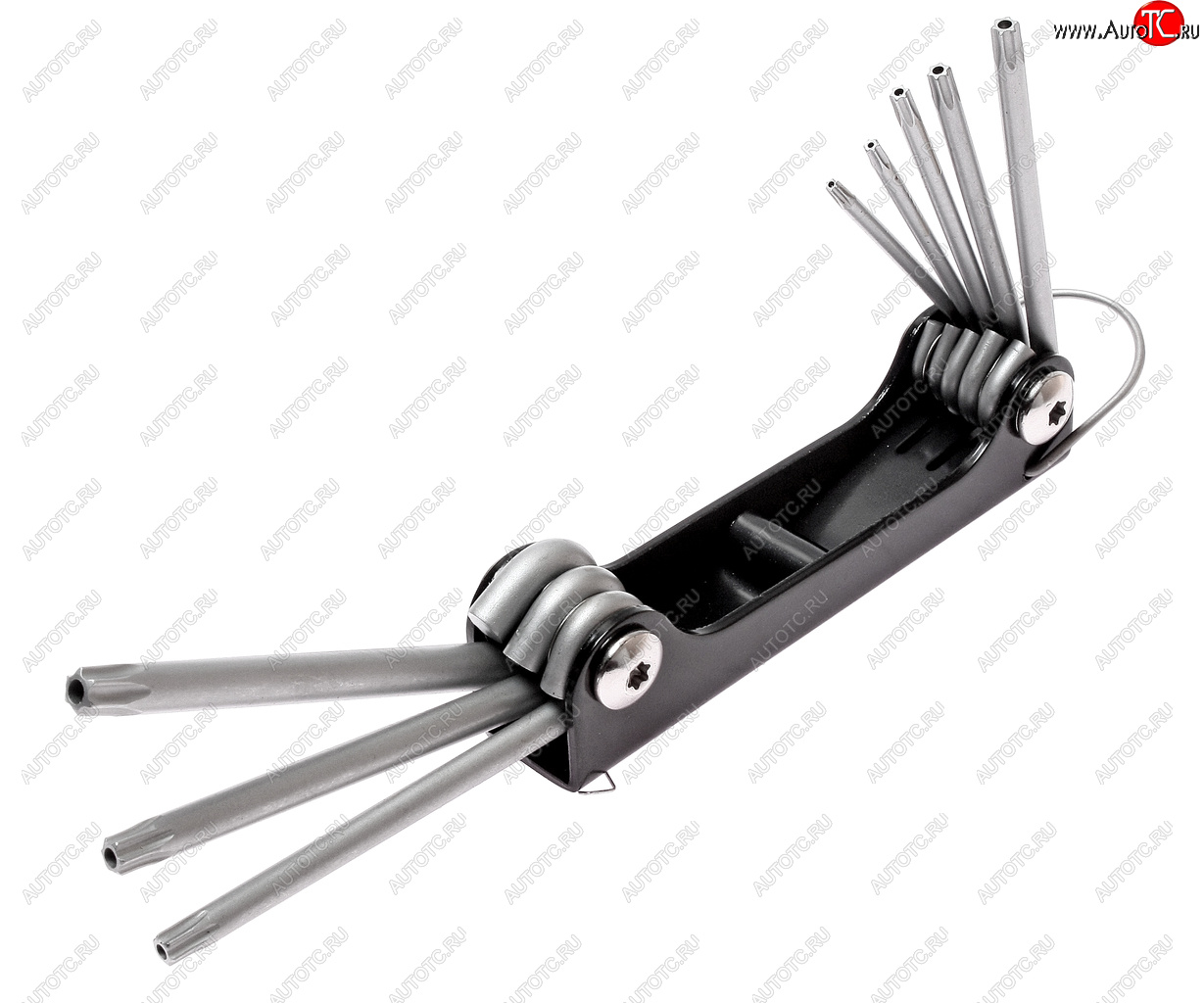 1 129 р. Набор ключей TORX Т9Н-Т40Н складных с отверстием 8 предметов JTC JTC TOOLS CO., LTD jtc-3503  с доставкой в г. Кемерово