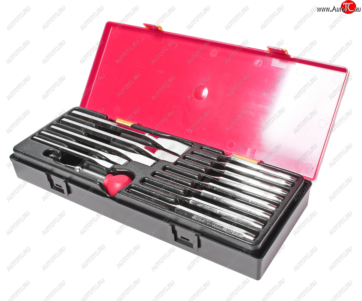 9 799 р. Набор выколоток и зубил с кернером 14 предметов в кейсе JTC JTC TOOLS CO., LTD jtc-k8141  с доставкой в г. Кемерово