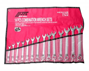 8 749 р. Набор ключей комбинированных 8-24мм 14 предметов в планшете JTC JTC TOOLS CO., LTD jtc-ae2414s  с доставкой в г. Кемерово. Увеличить фотографию 1