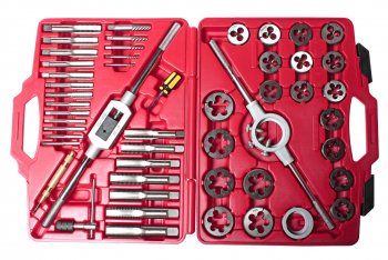 30 949 р. Набор метчиков и плашек 51 предмет в кейсе JTC JTC TOOLS CO., LTD jtc-5214  с доставкой в г. Кемерово. Увеличить фотографию 2
