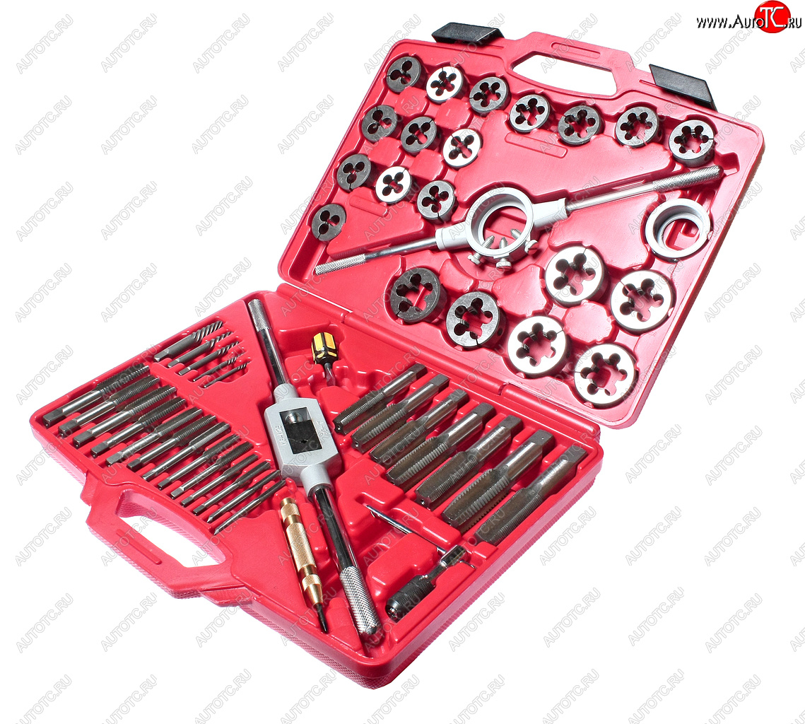 30 949 р. Набор метчиков и плашек 51 предмет в кейсе JTC JTC TOOLS CO., LTD jtc-5214  с доставкой в г. Кемерово