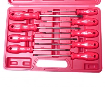 4 299 р. Набор отверток TORX T8Нх100мм-Т40Hх150мм 9 предметов JTC JTC TOOLS CO., LTD jtc-3925  с доставкой в г. Кемерово. Увеличить фотографию 2