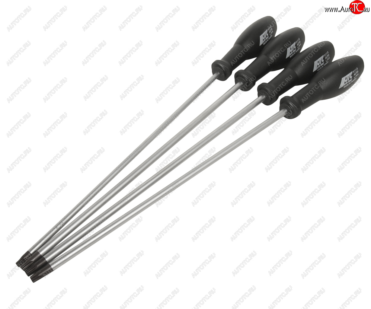 3 399 р. Набор отверток TORX T20х250мм-Т30х250мм удлиненных 4 предмета JTC JTC TOOLS CO., LTD jtc-5115  с доставкой в г. Кемерово