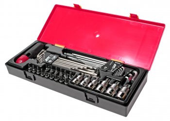 9 549 р. Набор инструментов TORX,HEX (ключи,головки с насадками) 40 предметов в кейсе JTC JTC TOOLS CO., LTD jtc-k1401  с доставкой в г. Кемерово. Увеличить фотографию 1