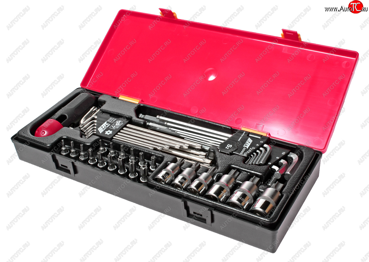 9 549 р. Набор инструментов TORX,HEX (ключи,головки с насадками) 40 предметов в кейсе JTC JTC TOOLS CO., LTD jtc-k1401  с доставкой в г. Кемерово