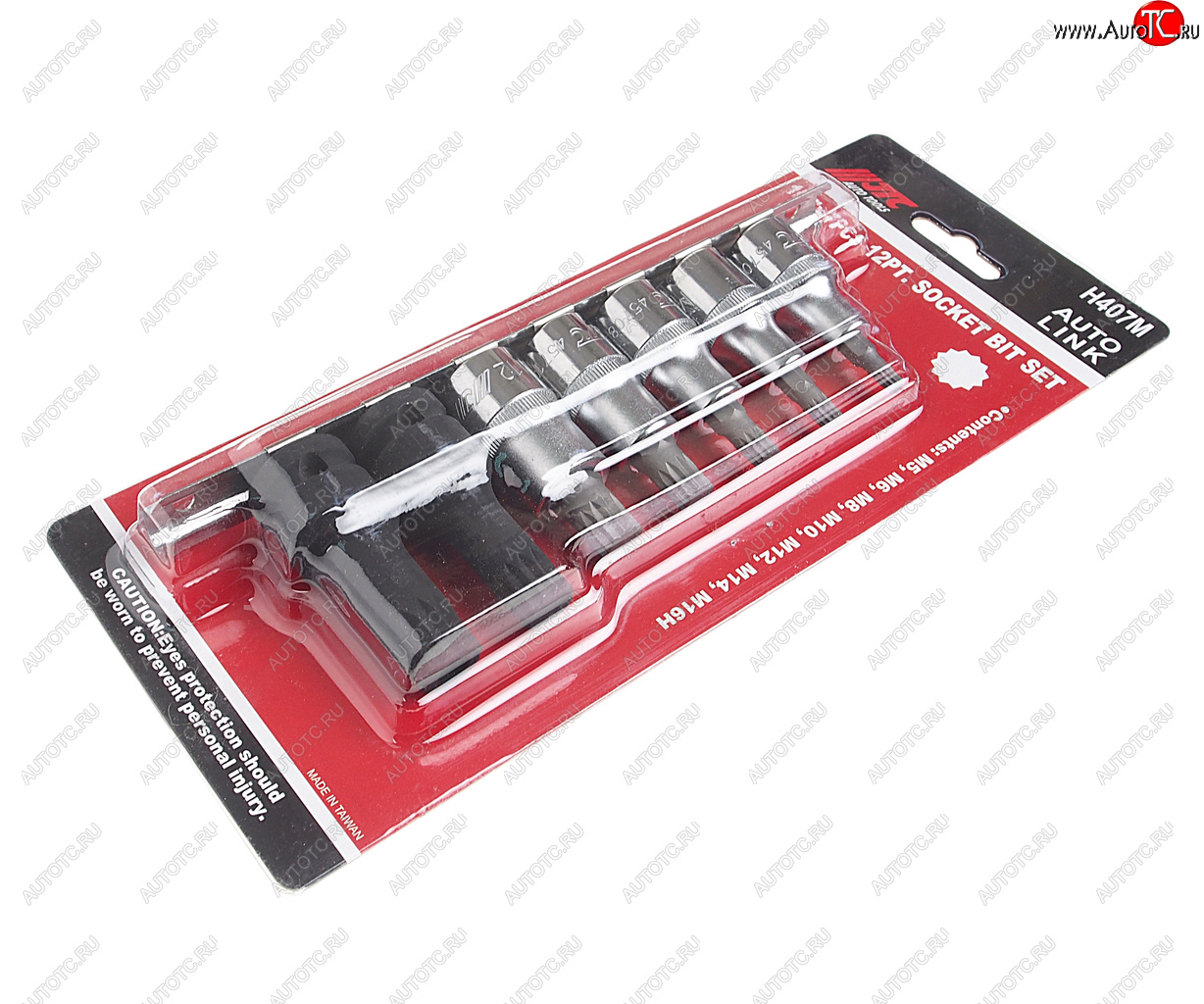 4 599 р. Набор бит-головок 12 SPLINE M5-14, М16Н 7 предметов JTC JTC TOOLS CO., LTD jtc-h407m  с доставкой в г. Кемерово