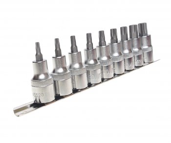 5 349 р. Набор бит-головок 12 TORX T20-T60 9 предметов JTC JTC TOOLS CO., LTD jtc-h409t  с доставкой в г. Кемерово. Увеличить фотографию 1