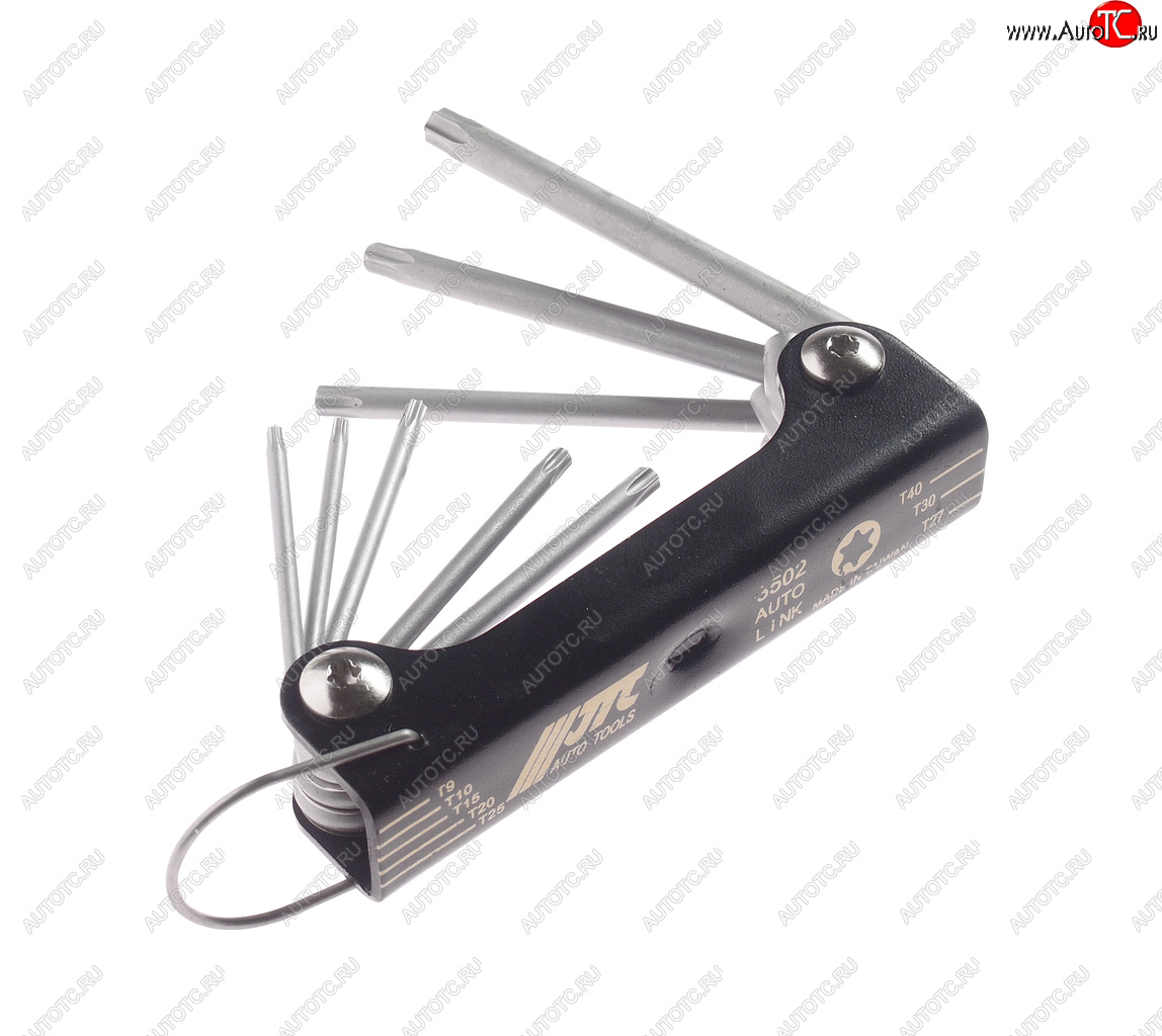 969 р. Набор ключей TORX T9-T40 складных 8 предметов JTC JTC TOOLS CO., LTD jtc-3502  с доставкой в г. Кемерово