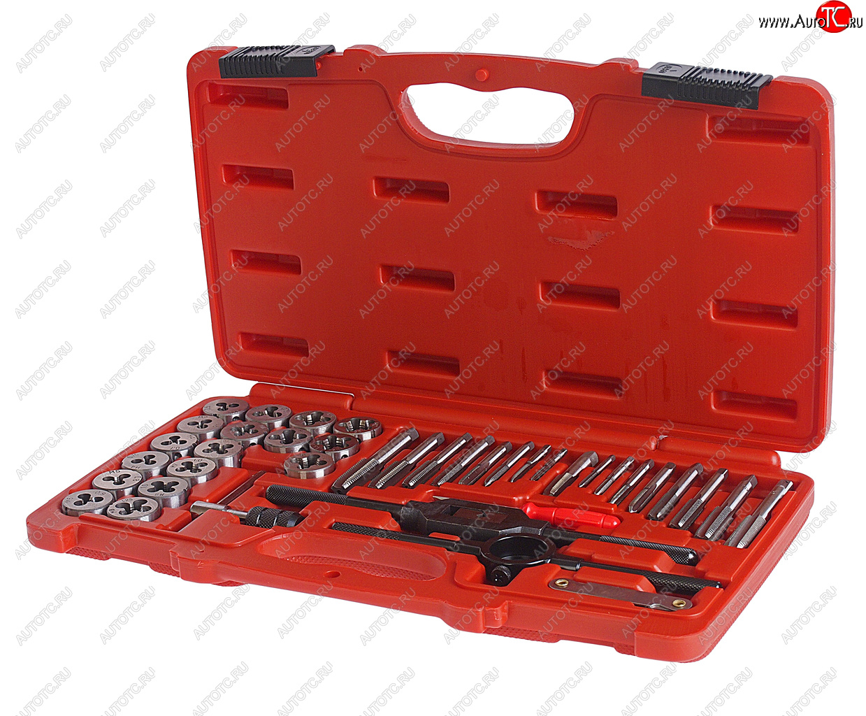 10 849 р. Набор метчиков и плашек 40 предметов в кейсе JTC JTC TOOLS CO., LTD jtc-3432a  с доставкой в г. Кемерово