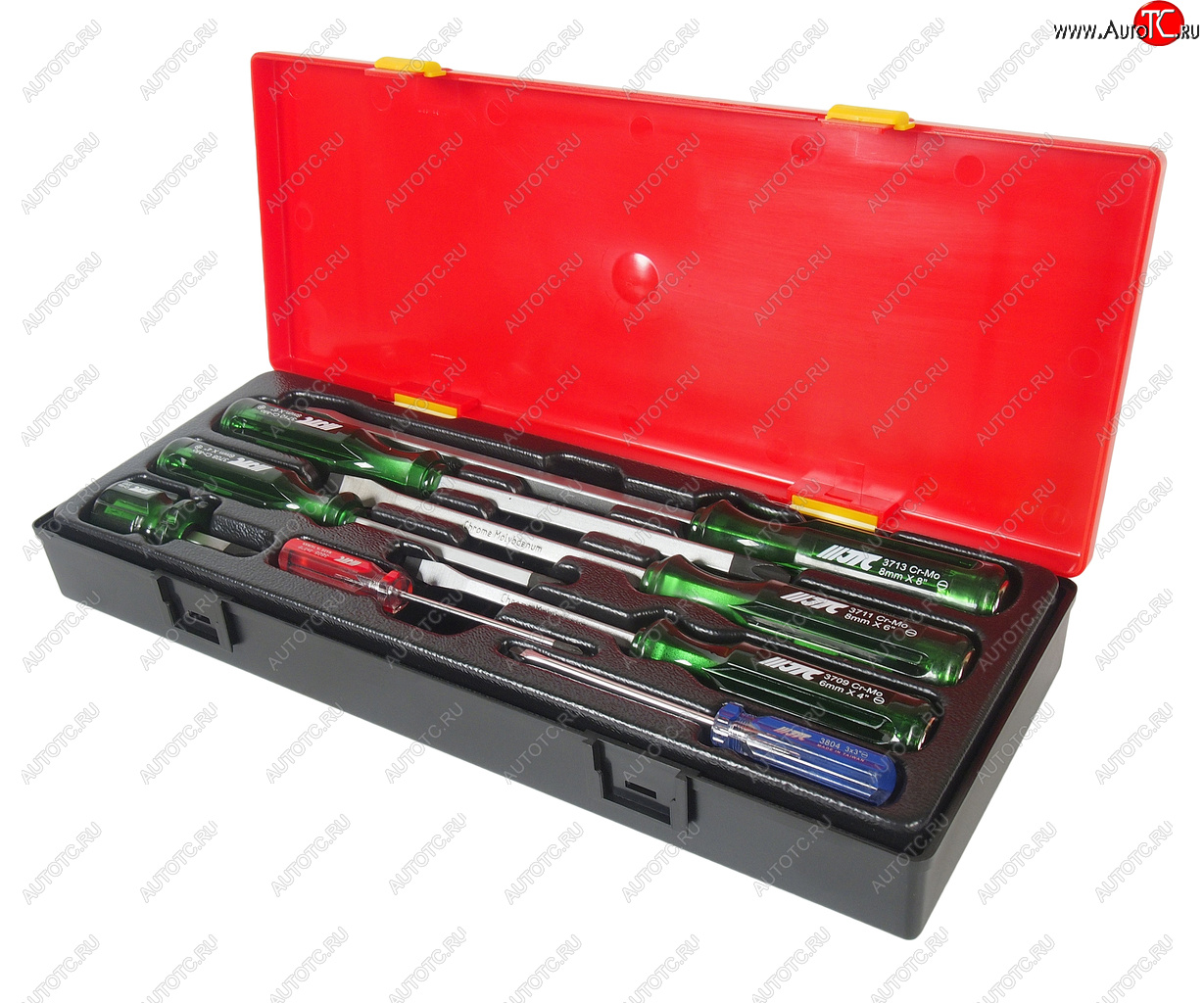 4 949 р. Набор отверток со сквозным стержнем 8 предметов в кейсе JTC JTC TOOLS CO., LTD jtc-k7082  с доставкой в г. Кемерово