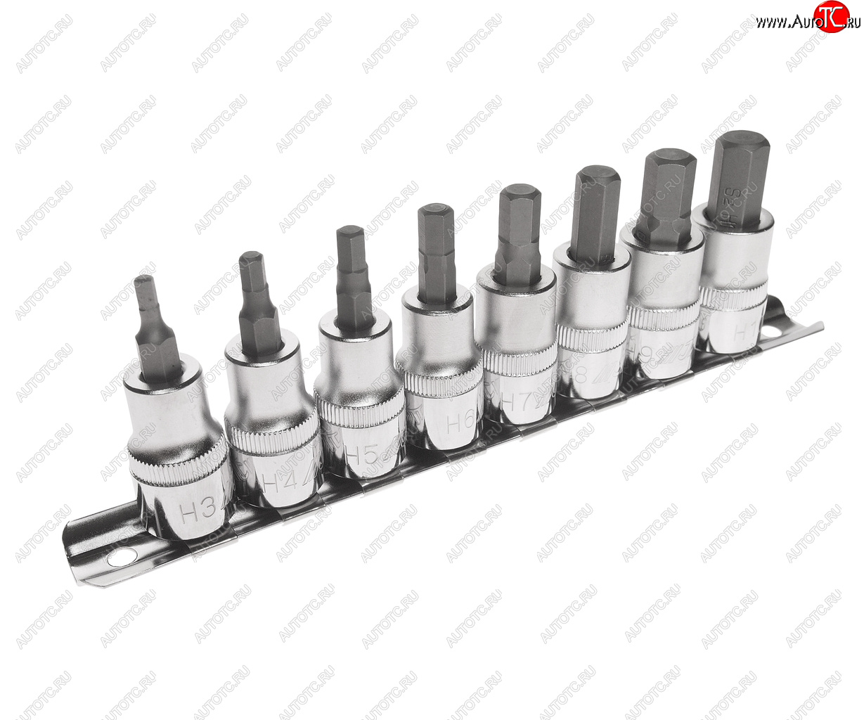 2 899 р. Набор бит-головок 38 HEX H3-H10 8 предметов JTC JTC TOOLS CO., LTD jtc-h308h  с доставкой в г. Кемерово