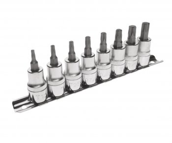 2 759 р. Набор бит-головок 38 TORX T15-T50 8 предметов JTC JTC TOOLS CO., LTD jtc-h308t  с доставкой в г. Кемерово. Увеличить фотографию 1