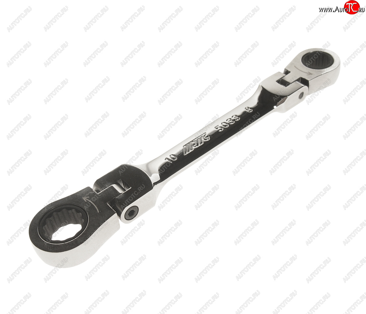2 899 р. Ключ накидной 8х10мм трещоточный шарнирный L=125мм JTC JTC TOOLS CO., LTD jtc-5033  с доставкой в г. Кемерово
