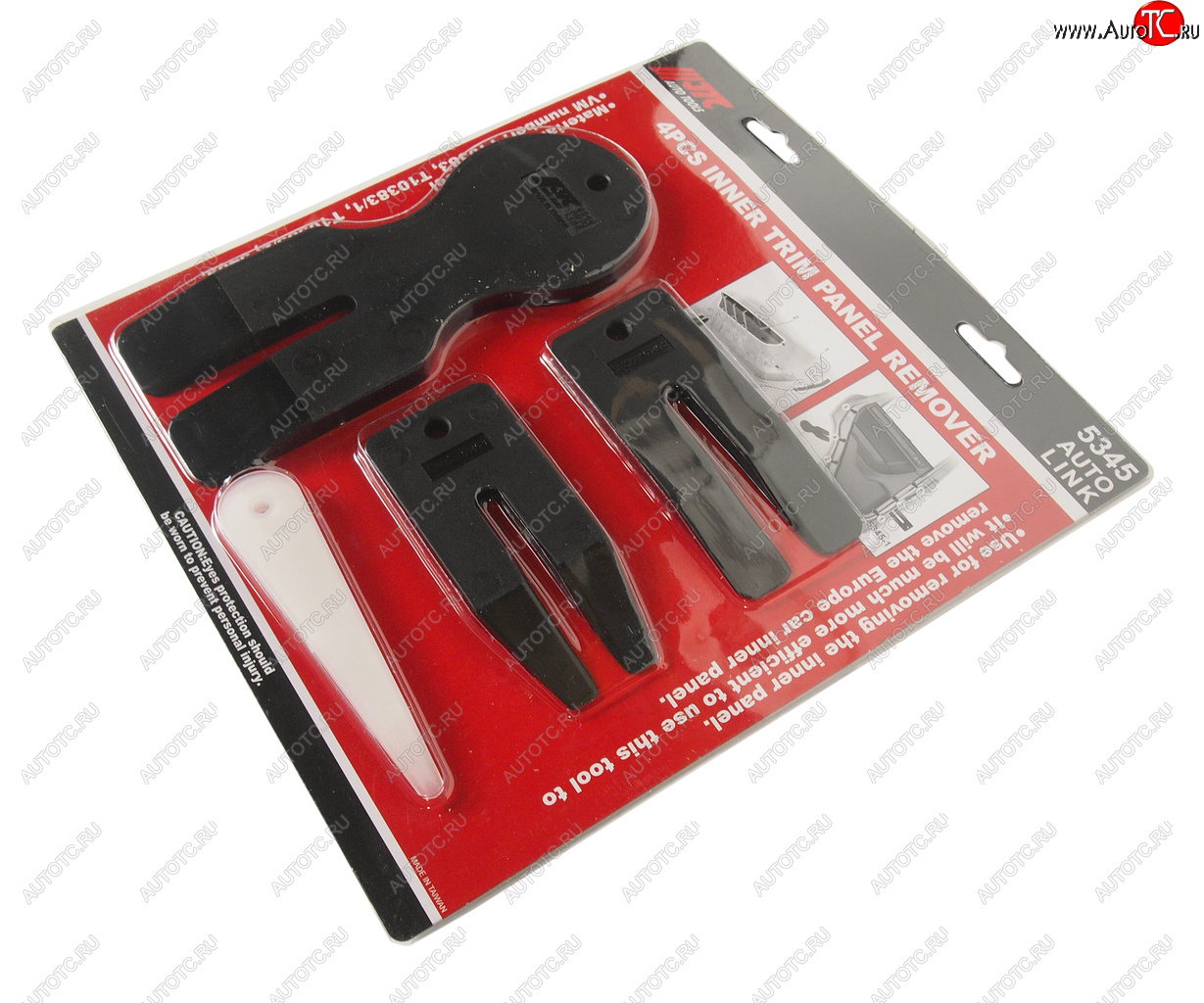 1 999 р. Набор съемников пистонов обшивки автомобиля 4 предмета JTC JTC TOOLS CO., LTD jtc-5345  с доставкой в г. Кемерово