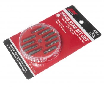 559 р. Набор бит 14 TORX Т7-Т40 10 предметов в боксе JTC JTC TOOLS CO., LTD jtc-5361  с доставкой в г. Кемерово. Увеличить фотографию 2