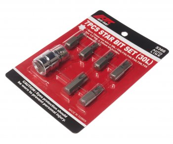 799 р. Набор бит 12 TORX Т25-55 7 предметов JTC JTC TOOLS CO., LTD jtc-5366  с доставкой в г. Кемерово. Увеличить фотографию 2