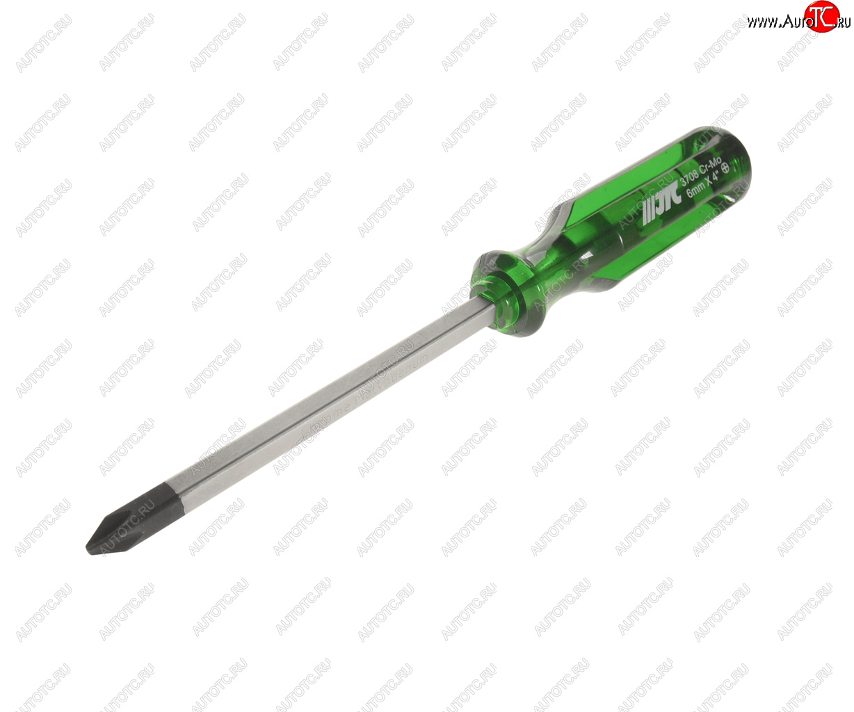 339 р. Отвертка крестовая PH 2.0х100мм со сквозным стержнем (сталь Cr-Mo) JTC JTC TOOLS CO., LTD jtc-3708  с доставкой в г. Кемерово
