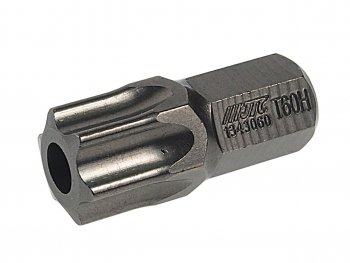 110 р. Бита TORX Т60Hх30мм 10мм S2 JTC JTC TOOLS CO., LTD jtc-1343060  с доставкой в г. Кемерово. Увеличить фотографию 1