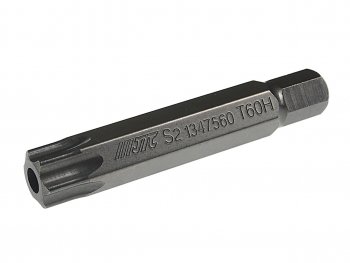 151 р. Бита TORX Т60Hх75мм 10мм удлиненная S2 JTC JTC TOOLS CO., LTD jtc-1347560  с доставкой в г. Кемерово. Увеличить фотографию 1