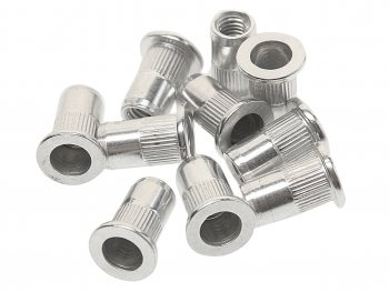 339 р. Заклепка резьбовая M6х1мм алюминиевая 10шт. JTC JTC TOOLS CO., LTD jtc-2066-10  с доставкой в г. Кемерово. Увеличить фотографию 1