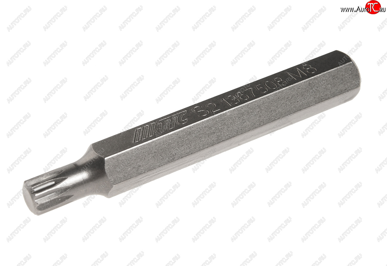 158 р. Бита SPLINE M8х75мм 10мм удлиненная S2 JTC JTC TOOLS CO., LTD jtc-1367508  с доставкой в г. Кемерово