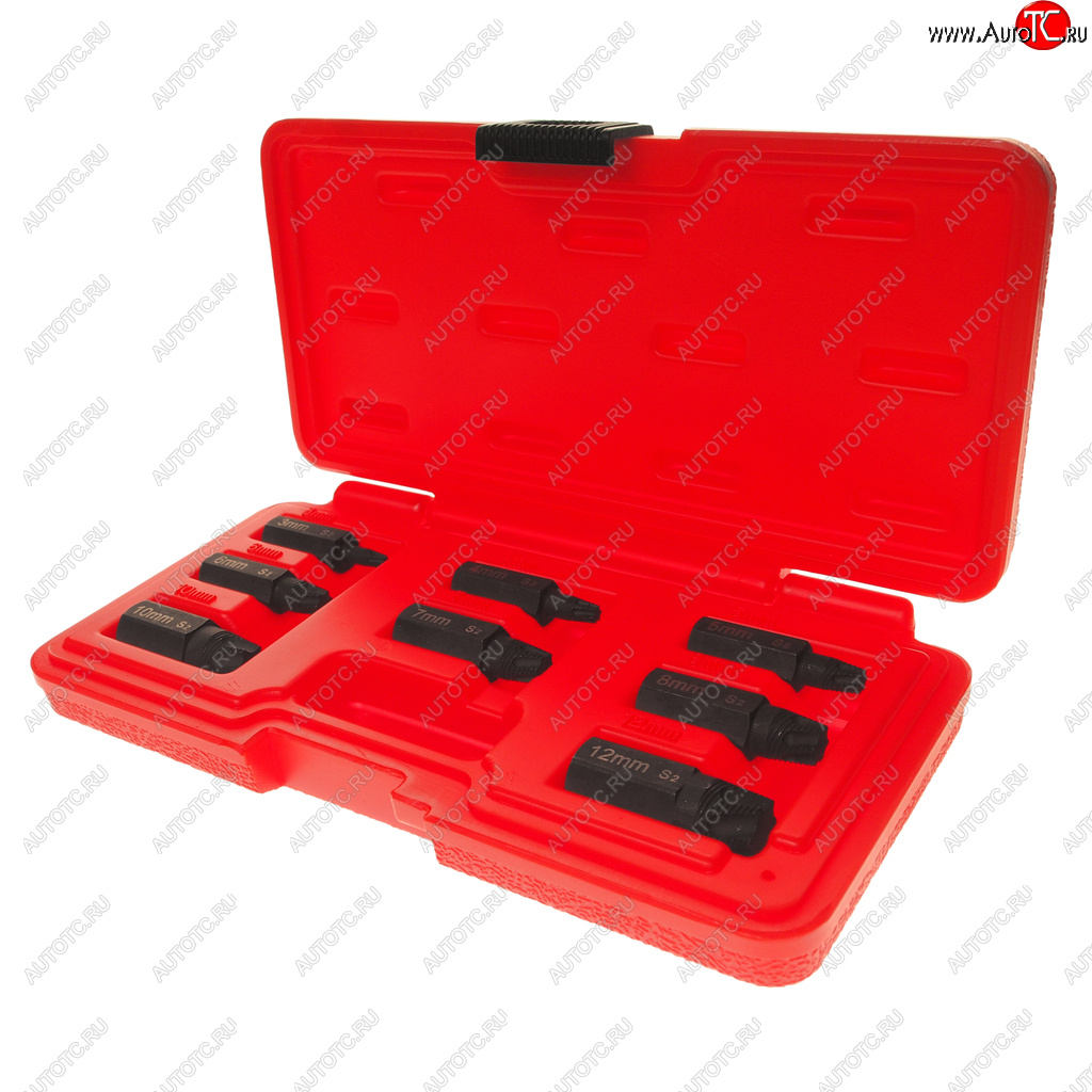 7 449 р. Набор экстракторов 3-12мм 8 предметов в кейсе JTC JTC TOOLS CO., LTD jtc-4453  с доставкой в г. Кемерово