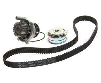 11 599 р. Комплект ГРМ VW AUDI A3 (96-13),A4 (94-08) SKODA Octavia (97-) (1.6) с насосом водяным GATES GATES kp15489xs-1  с доставкой в г. Кемерово. Увеличить фотографию 1