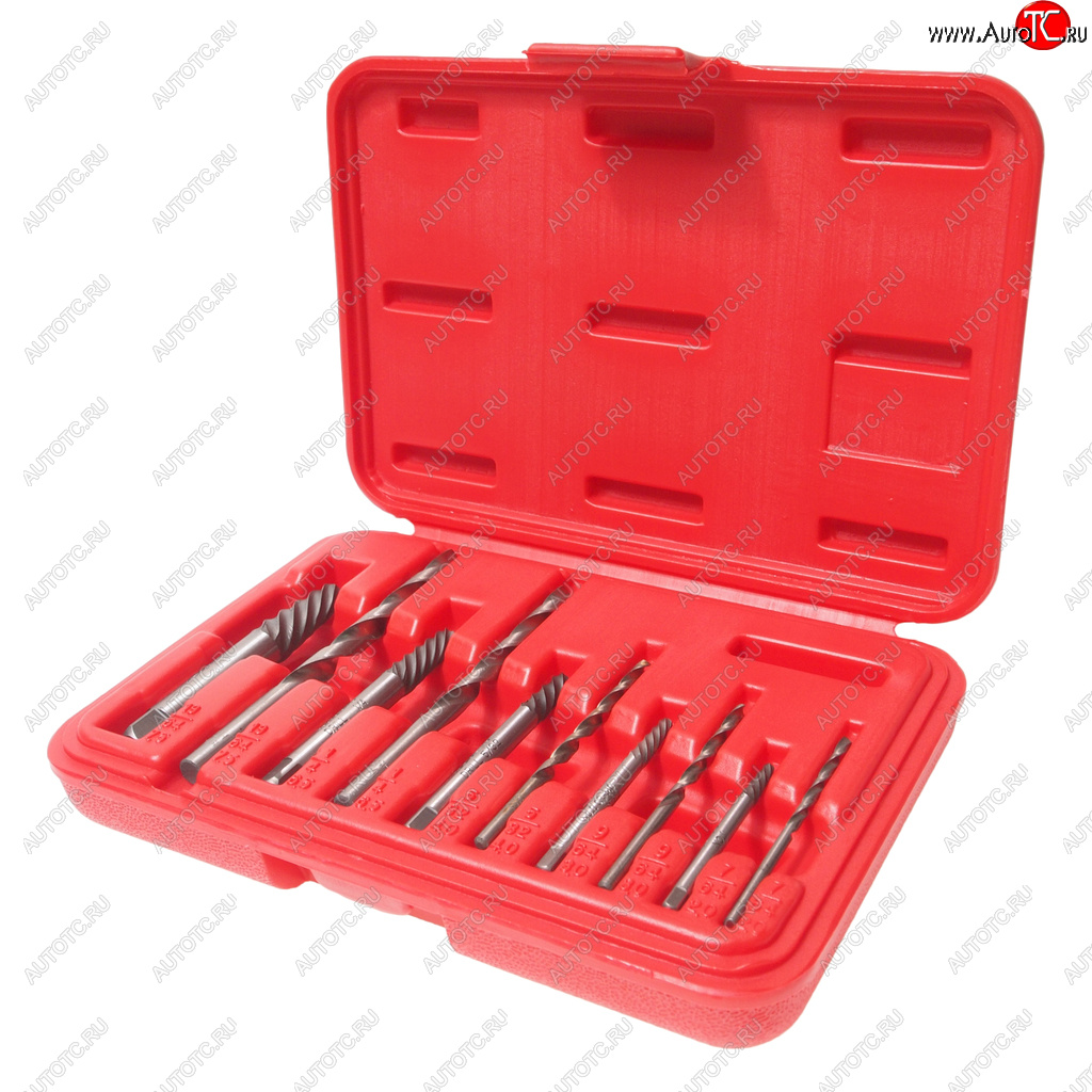 3 399 р. Набор экстракторов и сверл 10 предметов JTC JTC TOOLS CO., LTD jtc-5502  с доставкой в г. Кемерово